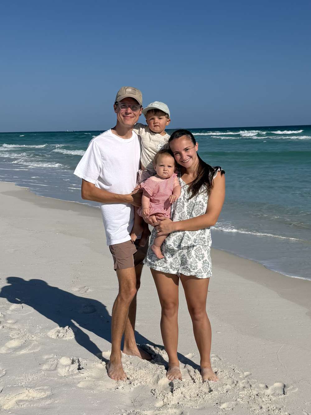 Family at Pensacola beach